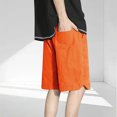 thumbnail image 6 of DDAPJ pyju Birthday Gifts! Baggy Shorts for Men Drawstring Casual Hiking Shorts Lightweight Quick Dry Athletic Work Shorts with Pockets Orange XXXXL, 6 of 9
