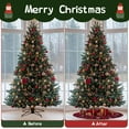 thumbnail image 5 of Christmas Tree Skirt 36 Inches, Large Xmas Tree Skirts, Perfect for Christmas Holiday Home Decoration(Red Plaid), 5 of 7