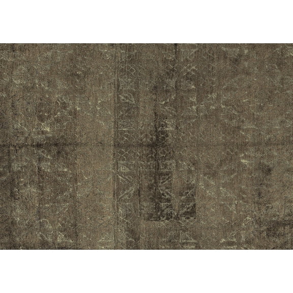 Ahgly Company Indoor Rectangle Persian Brown Bohemian Area Rugs, 5' x 7'