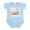 Sky Blue, variant on CafePress - How I Roll PF Infant Bodysuit - Baby Light Bodysuit, Size Newborn - 24 Months
