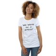 thumbnail image 2 of Friends Womens We Were On A Break Text Cotton T-Shirt, 2 of 3