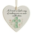 thumbnail image 2 of A Friend Is God's Way Religious Ornament,2D Acrylic Ocean-Inspired Pendant,Heart Ornament for Christmas Tree Hanging Ornaments,Christmas Heart-Shaped Keepsake Gift for Window Door Wall 6Pc, 2 of 9