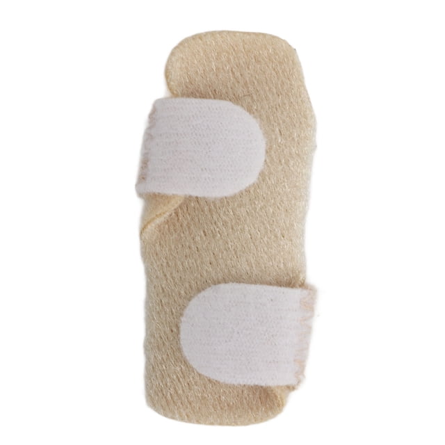 Férula para dedo, fijación de articulaciones transpirable, funda para dedo de doble nudillo para dedos rotos y tensos, Color de piel, tamaño uniforme