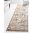 thumbnail image 1 of Unique Loom 3141321 3 Pi 3 Po x 16 Pi 5 Po Salle Garnier Sofia Runner Rug&44; Brun Clair, 1 of 2