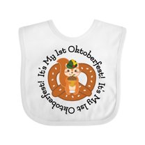 Inktastic 1st Oktoberfest German Celebration Fall Boys or Girls Baby Bib