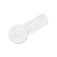 thumbnail image 3 of Abbracc Geometric Pattern Drawing Ruler Simple Supplies Aid Compact Drawing Template 15cmx6.8cm, 3 of 9