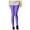 Purple, variant on UJNDER Women's Plus Size Shiny Spring Summer Leggings Slim Fit Glow Pants Skinny Base Layer Purple One Size