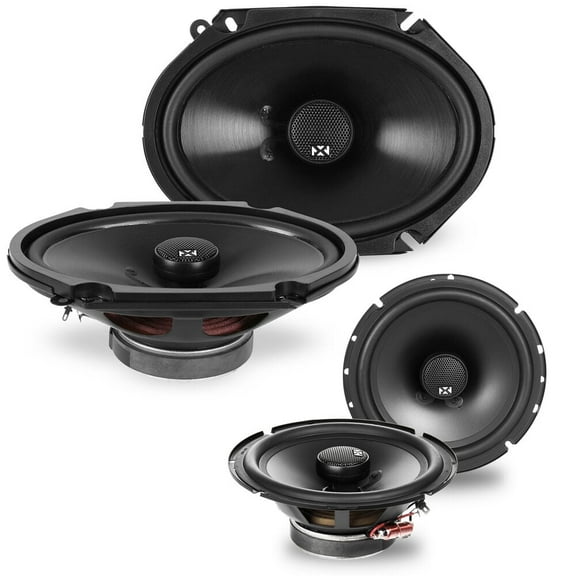 NVX Factory 6" x 9" and 6.5" Coaxial Car Speaker Upgrade Pack for 2004-2010 Toyota Sienna 900W Peak