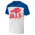 thumbnail image 2 of Men's NFL x Darius Rucker Collection by Fanatics White/Royal Buffalo Bills Colorblocked T-Shirt, 2 of 3