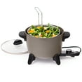 Presto Big Kettle Ceramic Deep Fryer/MultiCooker, 06026 New