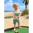 thumbnail image 6 of BemeyourBBs Toddler Baby Boys Golf Outfit Cute Infant Boy Summer Clothes Golf Crew Letter Embroidery Short Sleeve Round Neck T Shirt Tops and Pockets Shorts Set, 6 of 9