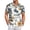 Blue, variant on HAJWOH 2026 Summer Hawaiian Shirt for Men Casual Button Down Short Sleeve Summer Beach Shirts Loose Fit Floral Print Tropical Tops