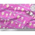 thumbnail image 2 of Soimoi Poly Georgette Fabric Wine Glass Bar Fabric Prints By Yard 42 Inch Wide, 2 of 3