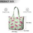 thumbnail image 5 of Weekender Bag with Tropical Watermelon Cute Summer Prints Large Capacity Travel Tote Bag Lightweight with Fresh Fruit Patterns Geometric Design, 5 of 5