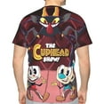 thumbnail image 2 of The Cuphead Show Shirt 3d Printed T Shirt Crewneck Short Sleeve Top Tees For Mens, 2 of 6