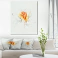 thumbnail image 1 of Yellow Rose Sketch on White Back - Flower Artwork on Canvas, 1 of 1
