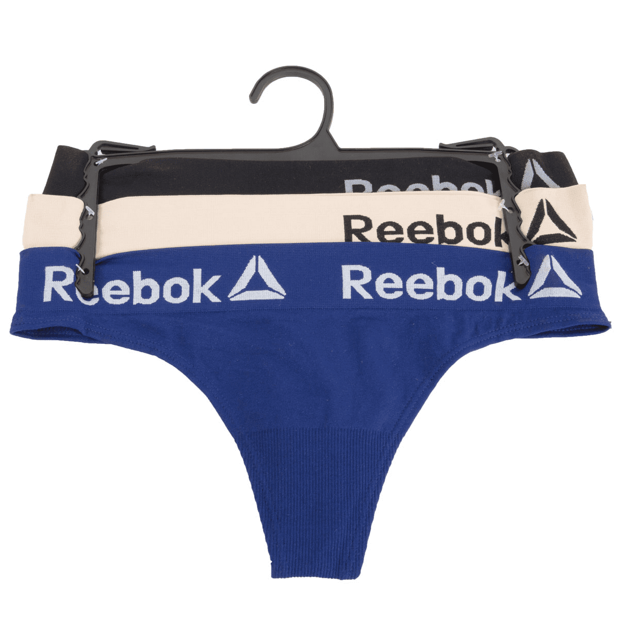 Reebok Women's Seamless Thong Panties, 4-Pack 
