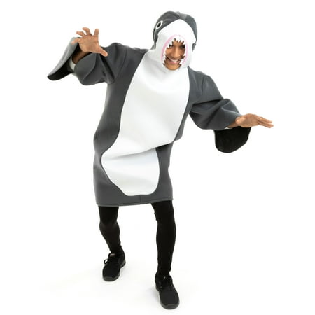 Hauntlook Great Big Shark Halloween Costume - Funny Animal Adult One-Size Unisex