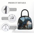 thumbnail image 4 of Pofeuu Wild Blue Cool Dragon Print Lunch Bag for Adult Insulated Lunch Box,Leakproof Cooler Food Lunch Containers Reusable High Capacity Lunch Tote Bags-One Size, 4 of 6