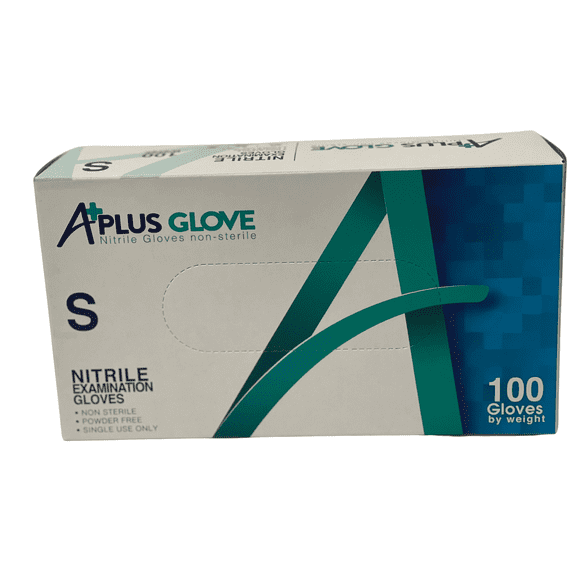 Nitrile Gloves -10 Boxes (10.75$/Box of 100pcs-100% Nitrile Patient Examination Gloves/ FDA 510(K), 4Mil)
