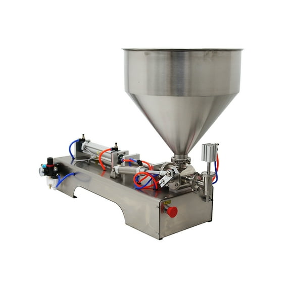 Paste Liquid Filling Machine Dual Purpose Pneumatic Bottle Filler 110V 10-100ml for Oil Water Liquids