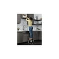 thumbnail image 3 of Cosco Folding Step Stool, 1-step, 200 Lb Capacity, 9.9" Working Height, Platinum/black, 3 of 7