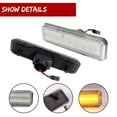 thumbnail image 3 of GTINTHEBOX Clear Amber LED Front Side Marker Lights For 1972-1993 DODGE RAM TRUCK RAM CHARGER, 3 of 11