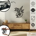 thumbnail image 2 of Violaura Hummingbird Metal Wall Art - Easy to Install Hanging Perfect for Home, Living Room Decor (60.0" x 48.0"), 2 of 8