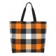 thumbnail image 1 of Easygdp Orange Plaid Bolsas Tote para Mujer, Bolsos de Hombro para Viaje, Bolsos de Mano de Gran Capacidad para Compras y Trabajo, 1 of 8