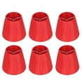 thumbnail image 1 of pantallas de tela modernas para lámpara de mesa, para lámpara de araña de cristal, lámpara de pared, color rojo, 1 of 14