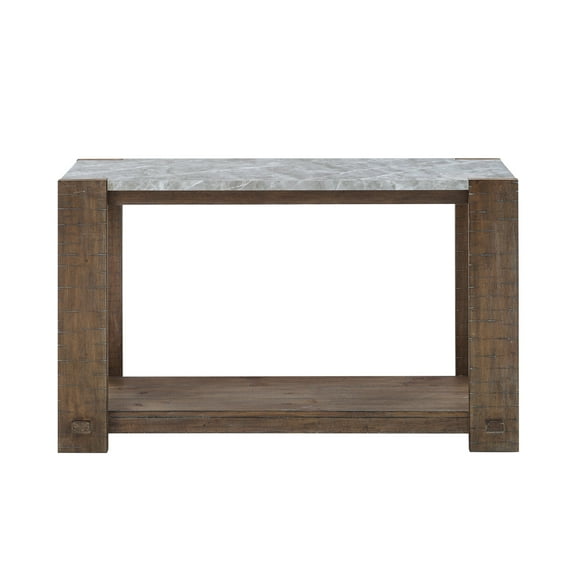 Steve Silver Libby Engineered Wood Console Table in Brown