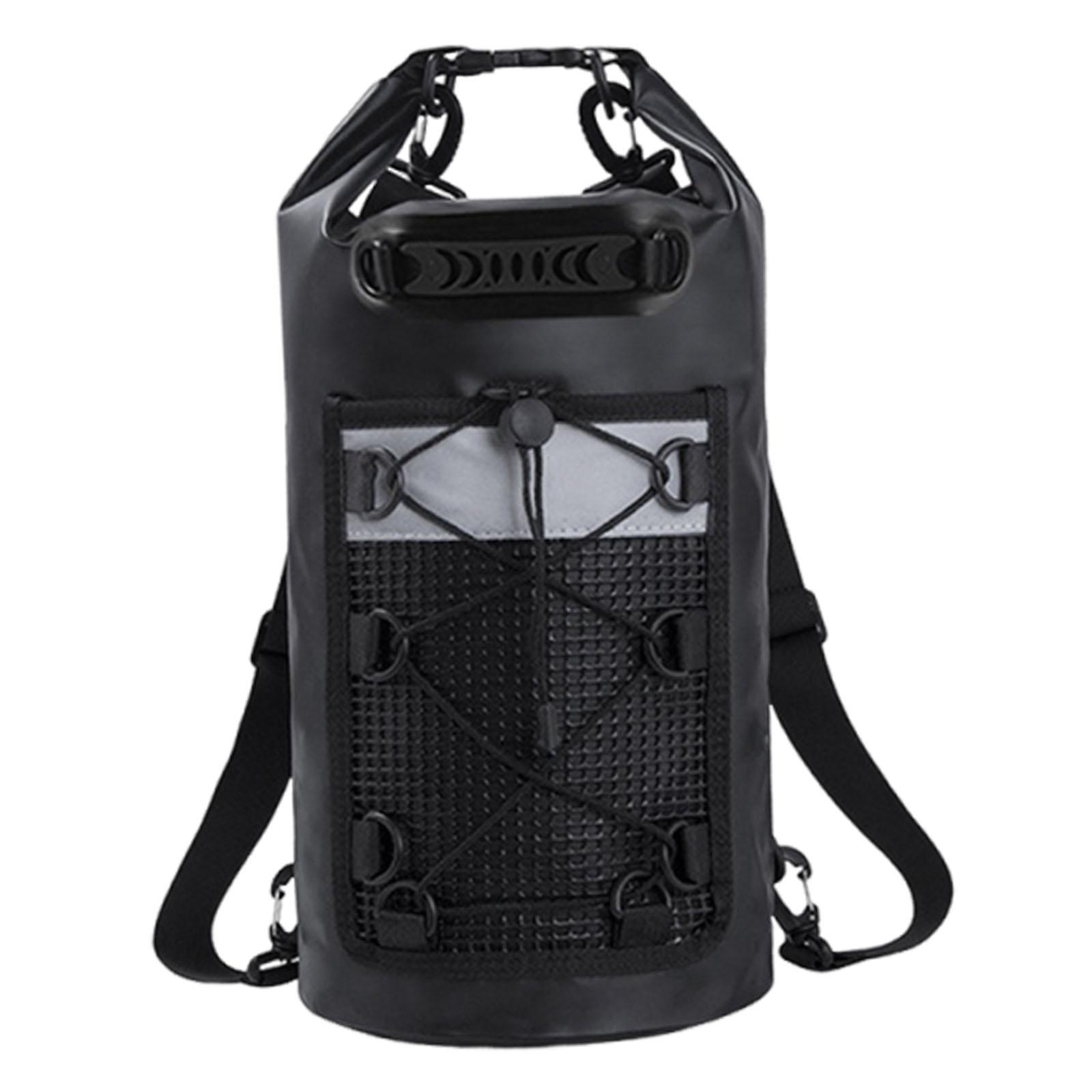 harayaa Dry Bag Comfortable Sturdy Keeps Gear Dry Large Capacity Lightweight Storage Bag Black