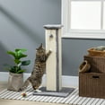 thumbnail image 2 of PawHut 32" Cat Scratching Post for Indoor Cats w/ Sisal Teasing Ball Grey, 2 of 9