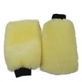 thumbnail image 5 of 2Pcs Double Side Imitation Wool Car Wash Maintenance Mitt Auto Cleaning Gloves Tool Car Accessories, 5 of 7