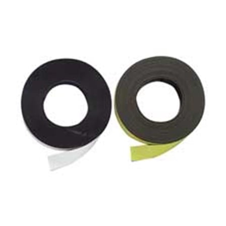 Baumgartens BAU Magnetic Label Tape- Markable- 50ft.x1in. Roll- White