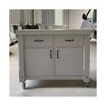 thumbnail image 1 of Modern Luxury Kitchen Cooking Table Mobile Multi Functional Cutting Table Bar Table Meal Side Cabinet, 1 of 6