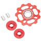 thumbnail image 4 of Polea De Cambio Polea De Cambio Trasero Ciclismo De Equitación De Aleación De Aluminio CNC Rojo Para Ciclista ANGGREK Ciclismo, 4 of 8