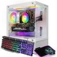 thumbnail image 1 of STGAubron Gaming Desktop PC, AMD Athlon 3000G 3.5G, 16G RAM, 1T SSD, Radeon RX 580 16G GDDR5, 600M WiFi, BT 5.0, RGB Fan x 4, RGB Keyboard & Mouse & Mouse Pad, W11H64, 1 of 1