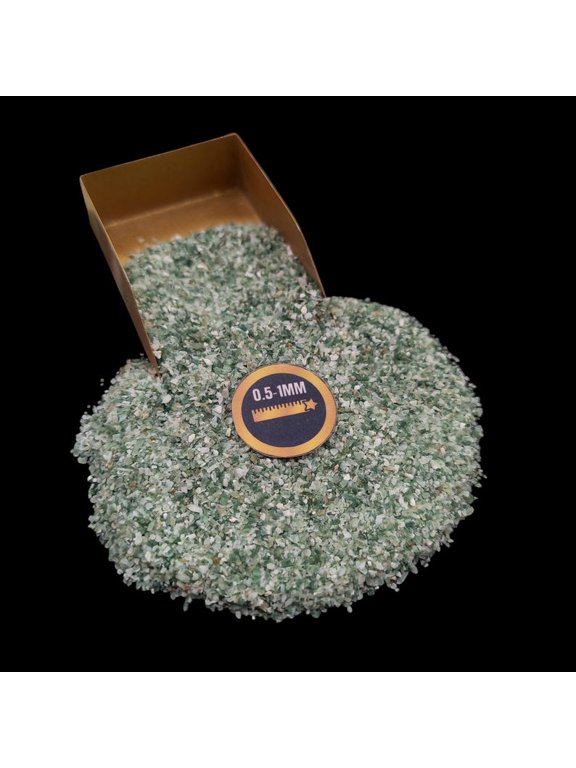 Tree Agate 0.5-1 mm Stone Chips, 20g (0.70 oz), Natural Gemstone Chips for Decor Fillings, Nail Art & Mixed Media