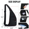 thumbnail image 4 of Bolso bandolera para hombre y mujer de nailon impermeable, 4 of 7