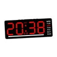 thumbnail image 3 of Reloj digital de regalo con fecha, día de la semana, fácil de leer, con 2 alarmas, reloj de pared Número rojo, 3 of 9