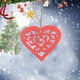 thumbnail image 3 of Fiudx Adornos de San Valentín, Colgante de Madera En Forma de Corazón, Decoración Única para El Árbol, Recuerdo Romántico, Perfecto para Parejas y Familias, Cumpleaños, Bodas y Aniversarios, Juego de, 3 of 4