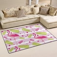 thumbnail image 2 of SKYSONIC Lightweight Carpet Mats Area Soft Rugs Floor Mat Doormat Decoration for Rooms Entrance 31 x 20 inches Lovely Pink Flamingos, 2 of 6