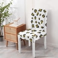 thumbnail image 4 of Chair Covers for Dining Room Set of 4, Stretch Dining Chair Cover 4 Pieces, Washable Kitchen Parsons Chair Slipcovers 4 Pack, Removable Seat Protector for Home and Party, 4 of 6