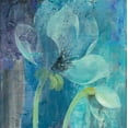 thumbnail image 2 of Hristova, Albena 15x15 Gold Ornate Wood Framed with Double Matting Museum Art Print Titled - Moonlight Garden, 2 of 4