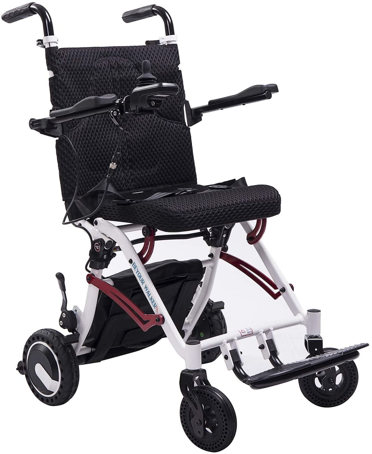 BEYOUR WALKER Electric Wheelchair,Lightweight Foldable Mobility Aid