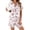 Red, variant on Endives Womens Pajama Sets Print Womens Nightwear 2 Piece Pajamas Set Short Sleeve Button Down Shirt and Short Soft Sleepwear Matching Sets Women Clothing