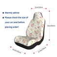 thumbnail image 5 of Yiaed Floral Print Car Seat Covers,Universal Auto Seats Protector Fits for Car,SUV Sedan,Truck,Automotive Seat Covers & Accessories-1, 5 of 9