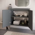 thumbnail image 4 of Modway Bryn 30" Wall-Mount Bathroom Vanity (Sink Basin Not Included) in Gray, 4 of 9