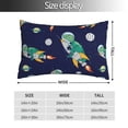thumbnail image 4 of Vsdgher Astronaut Dinosaur and Space Print Pillow Cases -Iconic Collection Pillowcases -Extra Soft, Not easy to deform,not pilling Export quality, 4 of 8